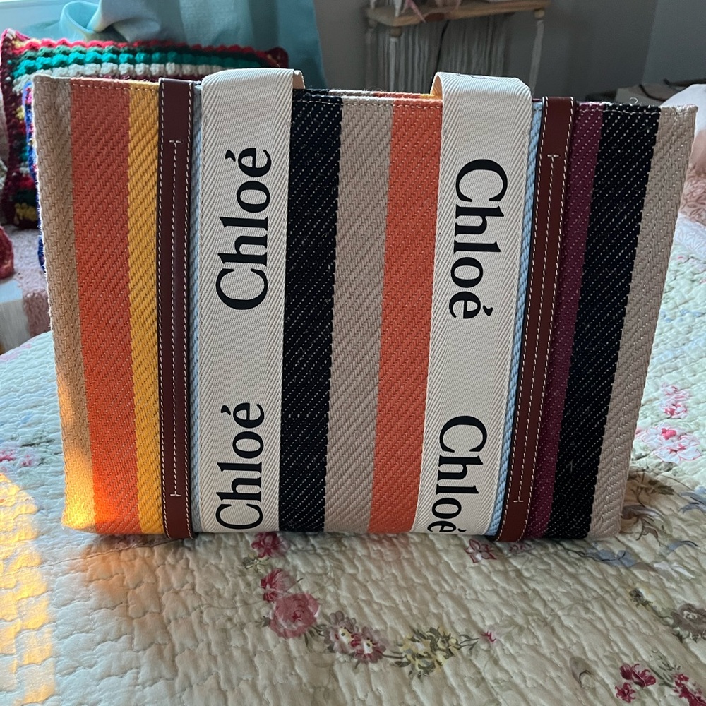 Chloe Medium Woody Tote NWT